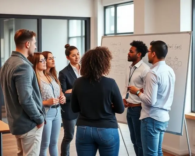 Team group discussion